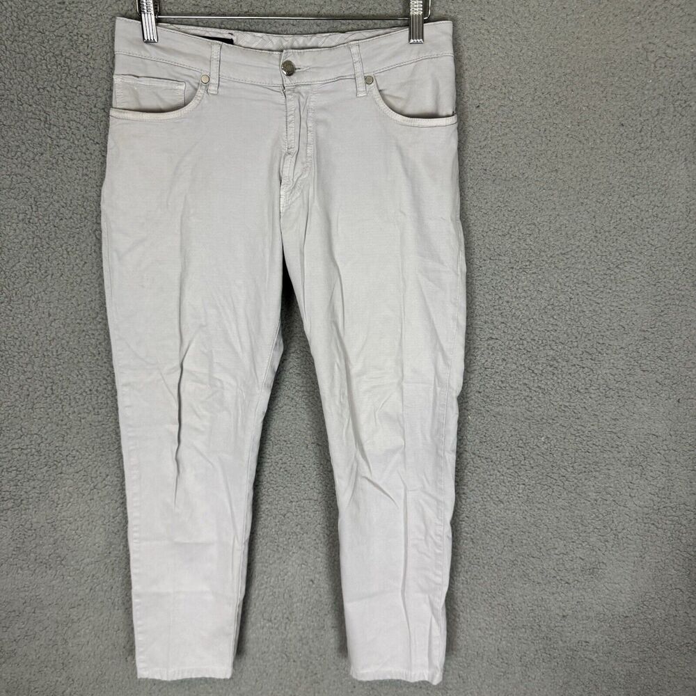 Peter Millar‎ Pants Mens 32x27 Grey Collection Chino Stretch Flat Front